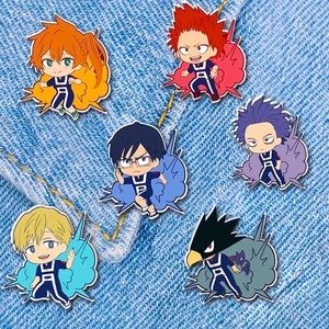 My Hero Academia brooch pins
